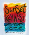 Sunset Splash Key West Tee Shirt