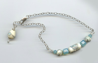 Flamework Beaded Anklet