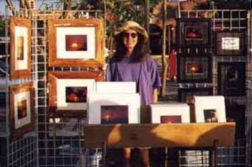 Shirley with Key West Sunset Photos