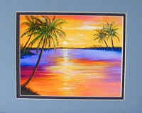 Sunset Print from Sunset Painting